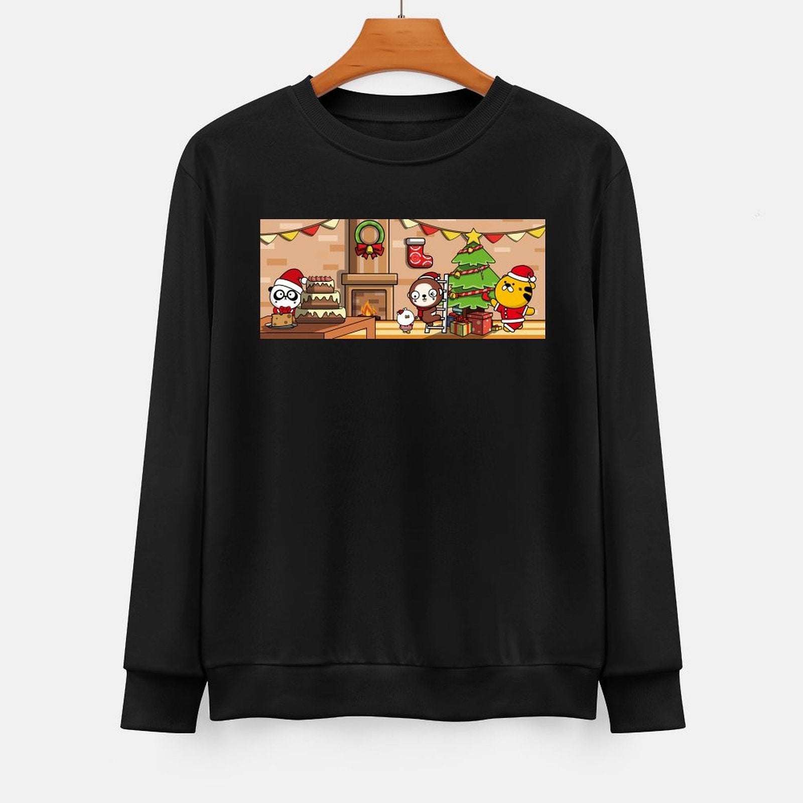 Front Patterned Long Sleeve TopCotton Refined